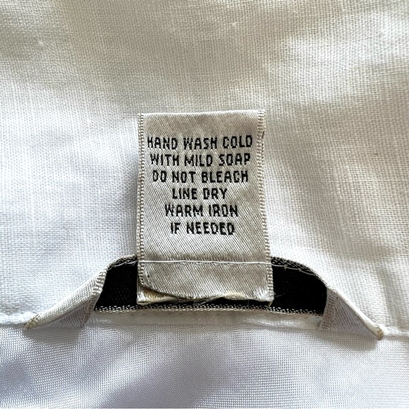 EUC Vintage Edward Linen embroidered skirt size 8 - Picture 16 of 16